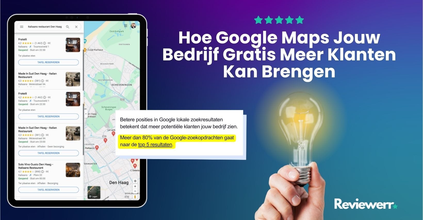 Thumbnail blog over klantgroei via Google Maps